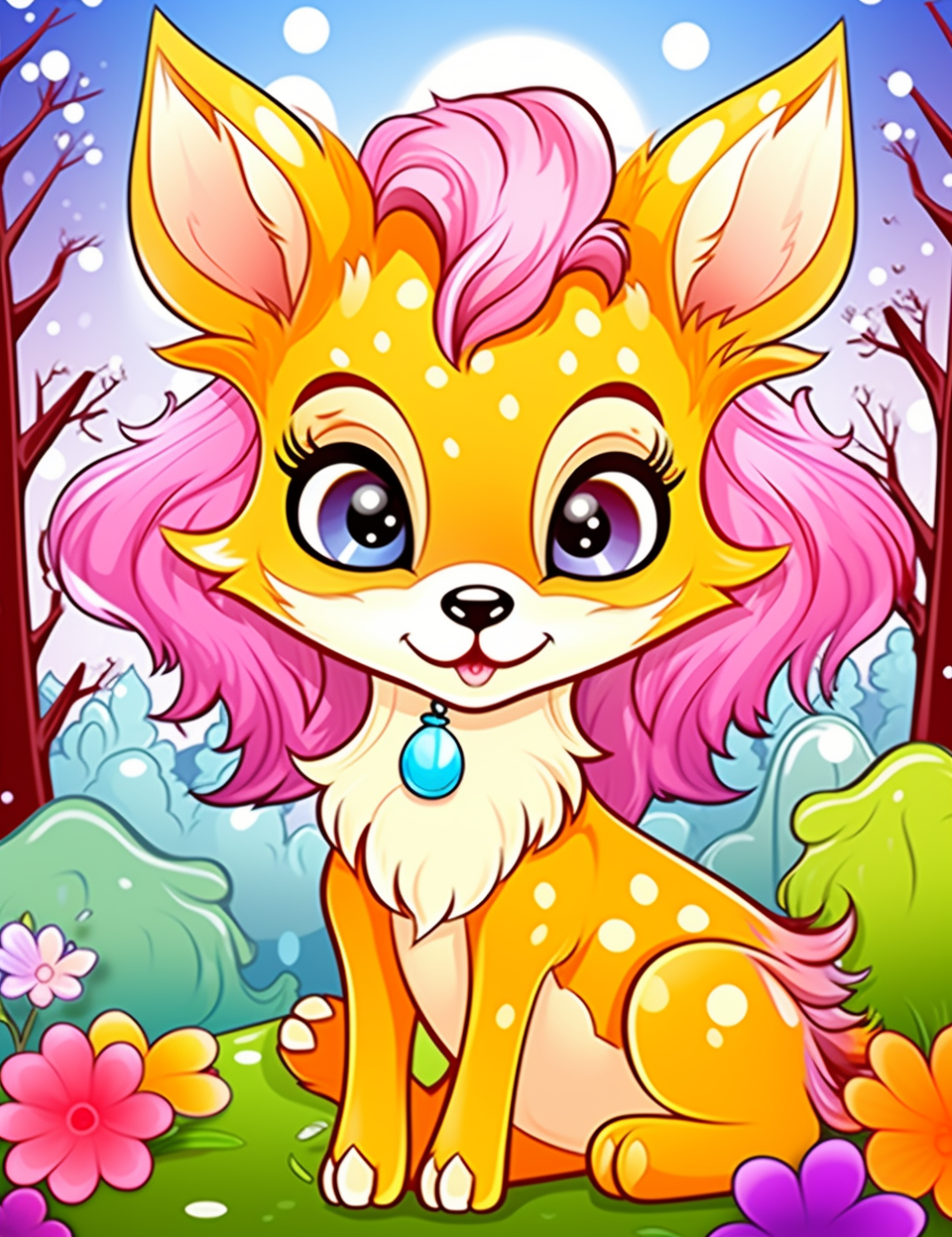 ✨ 300 Kawaii Ausmalbilder – Digitale Downloads zum Sofort-Ausdrucken ✨