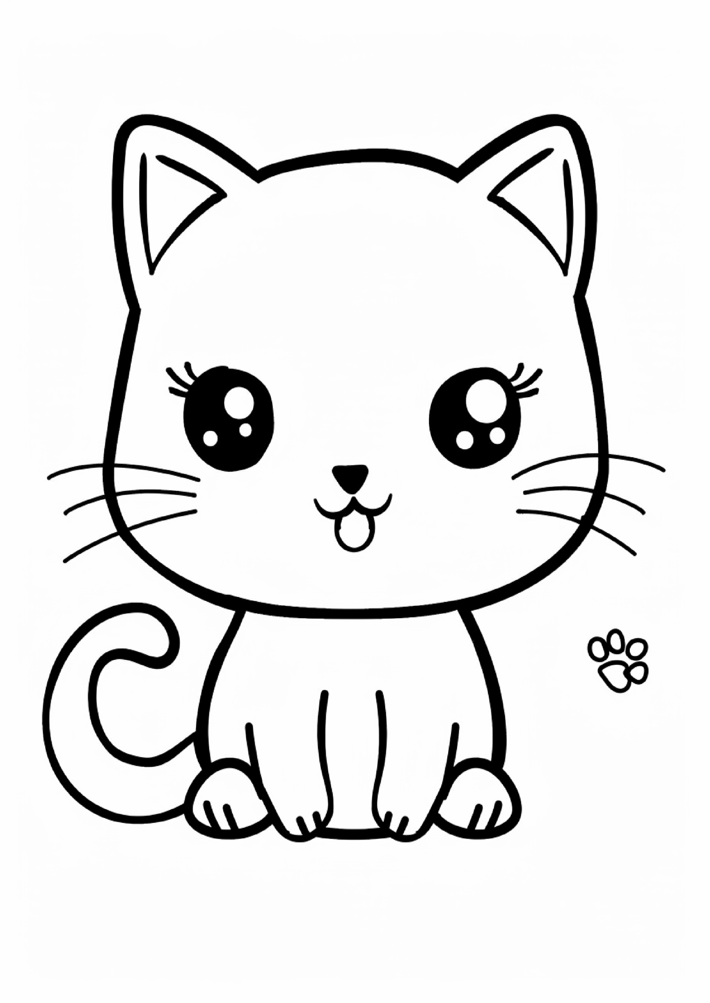 ✨ 300 Kawaii Ausmalbilder – Digitale Downloads zum Sofort-Ausdrucken ✨