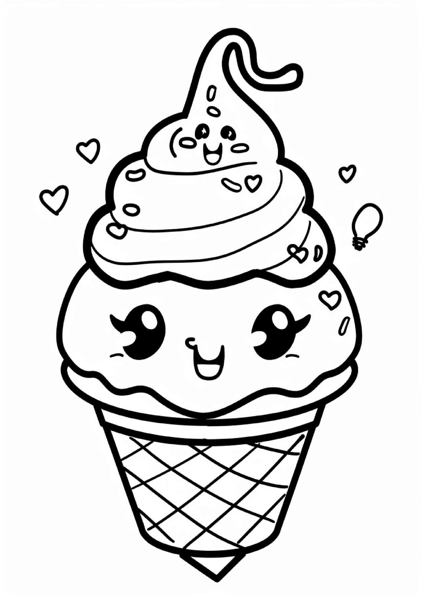✨ 300 Kawaii Ausmalbilder – Digitale Downloads zum Sofort-Ausdrucken ✨