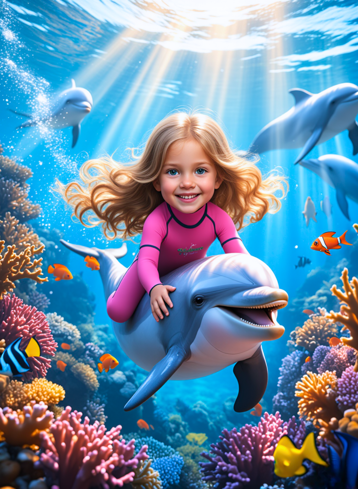 Delfin Mädchen