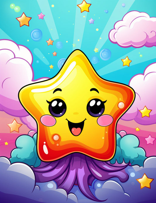 ✨ 300 Kawaii Ausmalbilder – Digitale Downloads zum Sofort-Ausdrucken ✨
